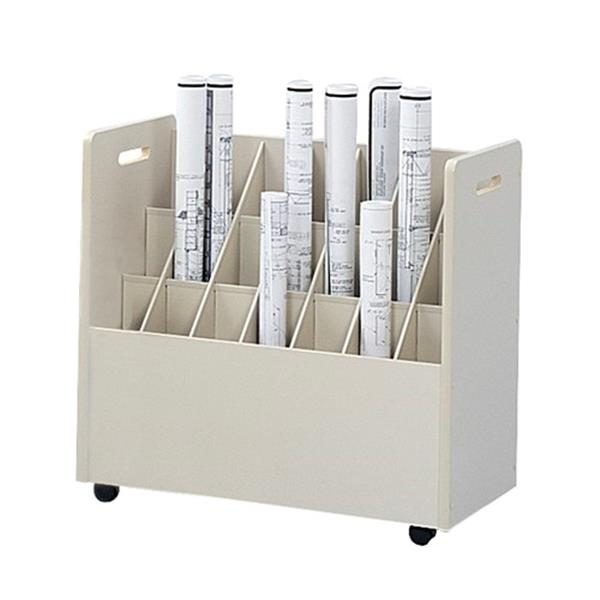 Mobile Roll File, 21 Compartment